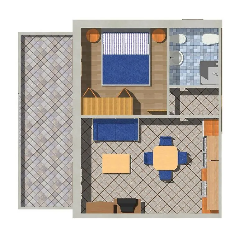 公寓 Family Residence Nuova Orchidea 里乔内 意大利